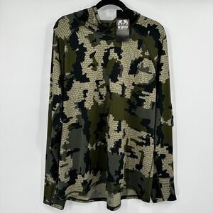 NWT Kuiu Gila Mens Ultralight Hunting Camo Long Sleeve Hooded Shirt XL